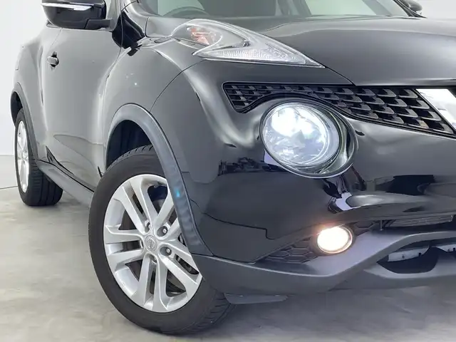 日産 ジューク 15RX Vセレクション 新潟県 2017(平29)年 6.2万km スーパーブラック 純正メモリナビ【MM316D-W】/　フルセグTV/Bluetooth/CD/DVD/USB/衝突被害軽減ブレーキ/レーンキープアシスト/ドライブレコーダー/バックモニター/ETC/アイドリングストップ/横滑り防止装置/オートライト/ステアリングスイッチ