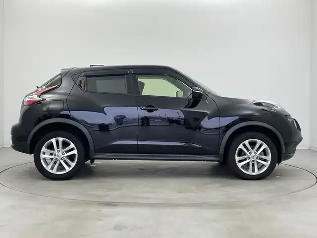 日産 ジューク 15RX Vセレクション 新潟県 2017(平29)年 6.2万km スーパーブラック 純正メモリナビ【MM316D-W】/　フルセグTV/Bluetooth/CD/DVD/USB/衝突被害軽減ブレーキ/レーンキープアシスト/ドライブレコーダー/バックモニター/ETC/アイドリングストップ/横滑り防止装置/オートライト/ステアリングスイッチ