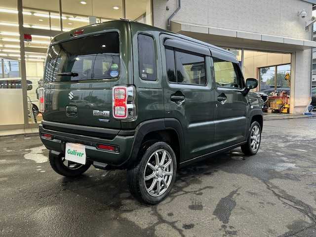スズキ ハスラー HYBRID G 道東・釧路十勝 2021(令3)年 4.4万km クールカーキPM 4WD/ワンオーナー/社外メモリーナビ/  (DVD/CD/フルセグTV/Bluetooth)/バックカメラ/衝突軽減ブレーキ/レーンキープアシスト/コーナーセンサー/アイドリングストップ/横滑り防止装置/ステアリングリモコン/前席シートヒーター/ミラーヒーター/電動格納ミラー/ドライブレコーダー前後/運転席シートリフター/純正フロアマット/ドアバイザー/ヘッドライトレベライザー/スマートキー/エンジンプッシュスタート/取扱説明書/保証書/ナビ取説/社外15インチアルミホイール/冬タイヤ積み込み/  (165/60r15、4mm、2020年製)