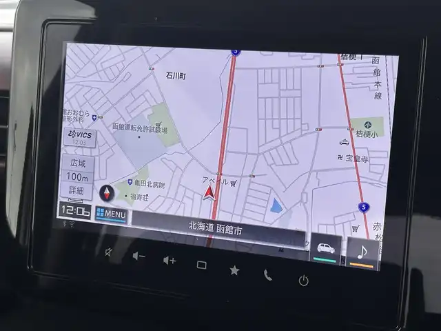 スズキ スペーシア カスタム HYBRID XS ターボ 道南・函館 2024(令6)年 1.2万km ピュアホワイトP /純正ナビ//フルセグTV//全方位カメラ//スズキセーフティーサポート//デュアルセンサーブレーキサポート//ふらつき警報//車線逸脱抑制//発進お知らせ//両側パワースライドドア//ハーフレザーシート//前席シートヒーター//革巻きステアリング//ハンドルヒーター//パドルシフト//クルーズコントロール//横滑り防止//アイドリングストップ//LEDヘッドライト//フォグランプ