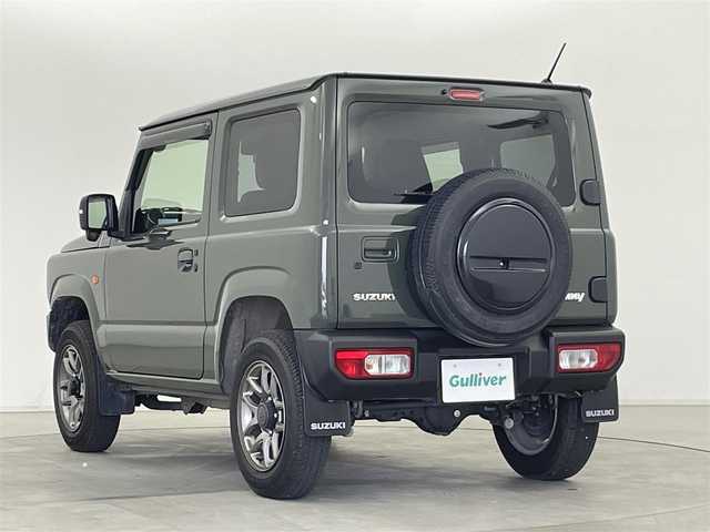 スズキ ジムニー XC 群馬県 2021(令3)年 2.6万km ジャングルグリーン 純正８インチナビ(ｉPod　フルセグ　FM　AM　BluetoothAUDIO　DVD　SMARTUSEN)/スズキセーフティサポート(標識認識　車線逸脱警報機能　ふらつき警報機能　先行車発進お知らせ機能　ハイビームアシスト/デュアルセンサーブレーキサポート)/=========================/前席シートヒータ/LEDヘッドライト/純正シートカバー/純正フロアマット/純正ホイール/プッシュスタート/電動格納ミラー/ヒートデッドドアミラー