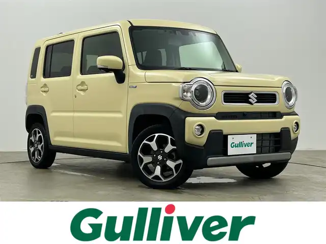 スズキ ハスラー HYBRID X ターボ 岡山県 2020(令2)年 2.9万km シフォンアイボリーM 純正９インチナビ　衝突軽減ブレーキ　アラウンドビューモニター　レーダークルーズコントロール　ビルトインＥＴＣ２．０　シートヒーター　Ｂｌｕｅｔｏｏｔｈ　フルセグＴＶ　ドライブレコーダー　オートライト