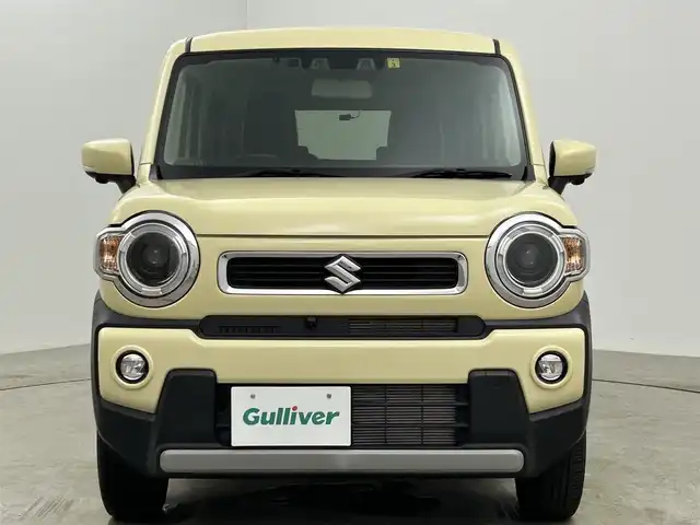 スズキ ハスラー HYBRID X ターボ 岡山県 2020(令2)年 2.9万km シフォンアイボリーM 純正９インチナビ　衝突軽減ブレーキ　アラウンドビューモニター　レーダークルーズコントロール　ビルトインＥＴＣ２．０　シートヒーター　Ｂｌｕｅｔｏｏｔｈ　フルセグＴＶ　ドライブレコーダー　オートライト