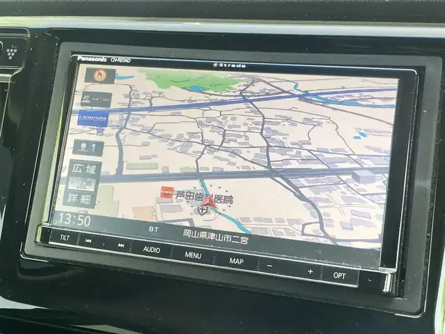 ホンダ Ｎ ＷＧＮ G Lパッケージ 岡山県 2018(平30)年 5.4万km クリスタルブラックパール 社外メモリナビ　CN-RE04D/(Bluetooth、CD、DVD、フルセグTV、AM、FM)/バックカメラ/USB充電ポート2口/ETC/プッシュスタート/ABS/横滑り防止装置/ヘッドライトLED/スマートキー/取扱説明書/保証書