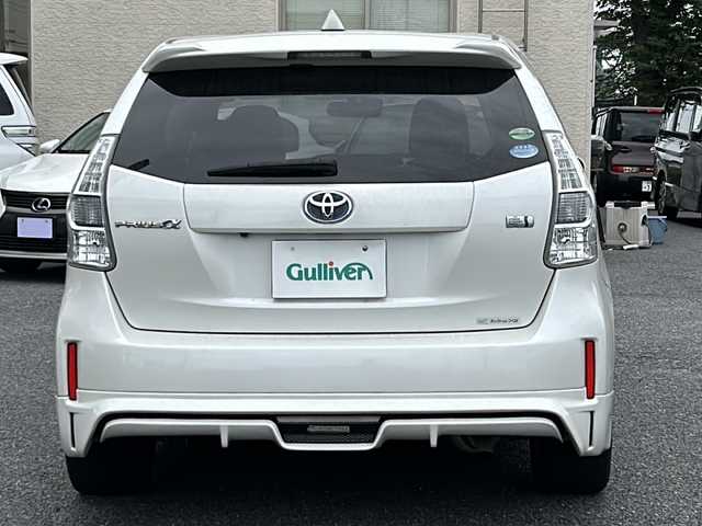 トヨタ プリウス α S ツーリングセレクション 茨城県 2013(平25)年 11.8万km ホワイトパールクリスタルシャイン 純正ＳＤナビ/バックカメラ/ビルトインＥＴＣ/ドライブレコーダー/フルセグＴＶ/ＣＤ/ＤＶＤ/Ｂｌｕｅｔｏｏｔｈ/ＵＳＢ/純正フロアマット/社外エアロ/社外アルミホイール/オートライト　