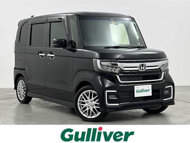 ホンダ Ｎ ＢＯＸ カスタム L ターボ 群馬県 2022(令4)年 1.2万km クリスタルブラックパール 純正８型ナビ　バックカメラ　両側電動スライドドア　前席シートヒーター　パドルシフト　革巻きステアリング　革巻きシフトノブ　ドラレコ　アダプティブクルーズコントロール　衝突被害軽減ブレーキ　禁煙