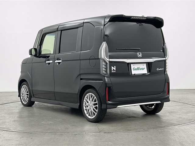 ホンダ Ｎ ＢＯＸ カスタム L ターボ 群馬県 2022(令4)年 1.2万km クリスタルブラックパール 純正８型ナビ　バックカメラ　両側電動スライドドア　前席シートヒーター　パドルシフト　革巻きステアリング　革巻きシフトノブ　ドラレコ　アダプティブクルーズコントロール　衝突被害軽減ブレーキ　禁煙