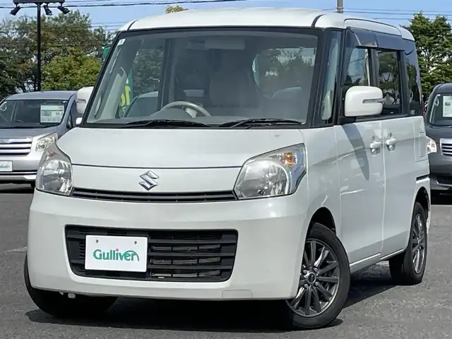 スズキ スペーシア T 道央・札幌 2013(平25)年 9.9万km パールホワイト ４WD/寒冷地仕様/エンジンスターター/社外ケンウッドナビMDV-333/社外ケンウッドオーディオAM/FM/CD/ミュージックプレイヤーAUX/パワーウィンドウ/片側パワースライドドア/パワーステアリング/エアバッグ/アイドリングストップ/D席シートヒーター/ベンチシート/布系シート/純正フロアーマット/スマートキー/エンジンスターター/プッシュスタートボタン/ハロゲンヘッドライト/オートマチックハイビーム/社外アルミホイールARREEST