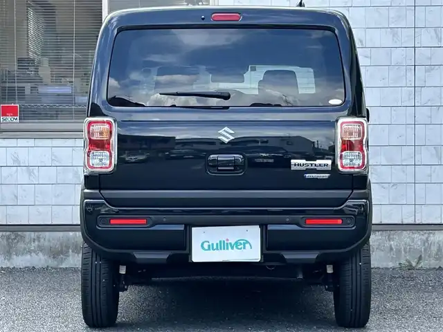 スズキ ハスラー HYBRID X 福岡県 2022(令4)年 0.1万km ブルーイッシュブラックパール3 ワンオーナー/純正9インチメモリナビ/(AM/FM/CD/DVD/スマートフォン連携/Bluetooth/フルセグTV)/サイド/バックカメラ/全方位モニター/スズキセーフティサポート/・デュアルカメラブレーキサポート/・リヤパーキングセンサー/・アダプティブクルーズコントロール/・車線逸脱警報機能/・誤発進抑制機能/・ふらつき警告機能/・先行車発進お知らせ機能/・ハイビームアシスト/オートライト/クリアランスソナー/コーナーセンサー/アイドリングストップ/純正15インチアルミホイール/シートヒーター(D/N)/ドライブレコーダー【HDR361GW】/360度メインカメラ、リアカメラ搭載/USB端子×3/電源ソケット×1/シートバックテーブル/純正フロアマット/革巻きステアリング/ドアバイザー/電格ウィンカーミラー/スペアキー×1/保証書/取扱説明書