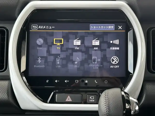 スズキ ハスラー HYBRID X 福岡県 2022(令4)年 0.1万km ブルーイッシュブラックパール3 ワンオーナー/純正9インチメモリナビ/(AM/FM/CD/DVD/スマートフォン連携/Bluetooth/フルセグTV)/サイド/バックカメラ/全方位モニター/スズキセーフティサポート/・デュアルカメラブレーキサポート/・リヤパーキングセンサー/・アダプティブクルーズコントロール/・車線逸脱警報機能/・誤発進抑制機能/・ふらつき警告機能/・先行車発進お知らせ機能/・ハイビームアシスト/オートライト/クリアランスソナー/コーナーセンサー/アイドリングストップ/純正15インチアルミホイール/シートヒーター(D/N)/ドライブレコーダー【HDR361GW】/360度メインカメラ、リアカメラ搭載/USB端子×3/電源ソケット×1/シートバックテーブル/純正フロアマット/革巻きステアリング/ドアバイザー/電格ウィンカーミラー/スペアキー×1/保証書/取扱説明書