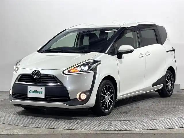 トヨタ シエンタ G 大阪府 2017(平29)年 2.9万km ホワイトパールクリスタルシャイン 純正ナビ　衝突軽減　両側パワスラ　バックカメラ　ビルトインＥＴＣ　レーンアシスト　アイドリングストップ　オートマチックハイビーム　オートライト　ＬＥＤヘッドライト　スマートキー　プッシュスタート