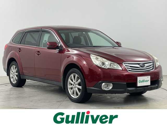 スバル アウトバック 2．5i Lパッケージ 道央・札幌 2010(平22)年 10.3万km カメリアレッドパール ・４WD/・社外ナビ/・DVD.CD.SD.BT.ワンセグ/・バックカメラ/・SIドライブ/・ドライブレコーダー/・パドルシフト/・HIDライト/オートライト/・クルーズコントロール/・パワーシートフロント左右/・ビルトインETC/・スマートキーｘ２