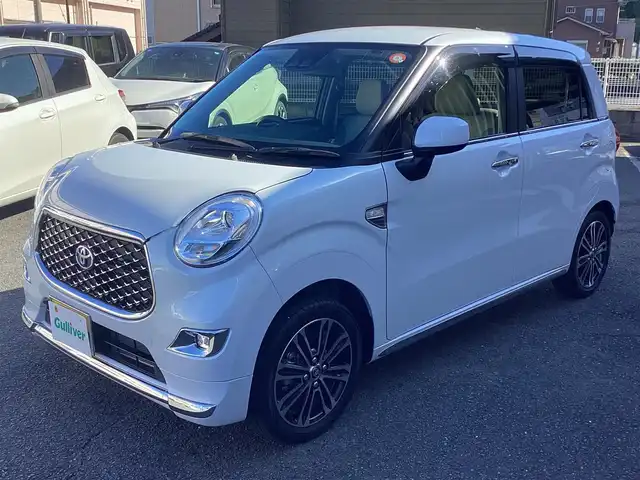 トヨタ ピクシスジョイ F G SAⅢ 鹿児島県 2021(令3)年 0.3万km シャイニングホワイトパール ワンオーナー/禁煙車/プッシュスタート/スマートキー/純正ナビ/フルセグTV/バックカメラ/Bluetoothオーディオ/レーダーブレーキ/オートハイビーム/アイドリングストップ/オートリトラクタブルミラー/コーナーセンサー/LEDヘッドライト、フォグ