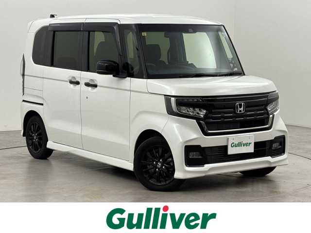 ホンダ Ｎ ＢＯＸ カスタム L スタイル+ブラック 福岡県 2023(令5)年 3.4万km プラチナホワイトパール 社外ナビ／フルセグＴＶ　/バックカメラ　/ＥＴＣ　/レーダークルーズコントロール　/コーナーセンサー　/衝突被害軽減ブレーキ　/レーンキープ　/両側電動スライドドア　/シートヒーター　/プッシュスタート　/純正１４インチアルミホイール/LEDヘッドライト