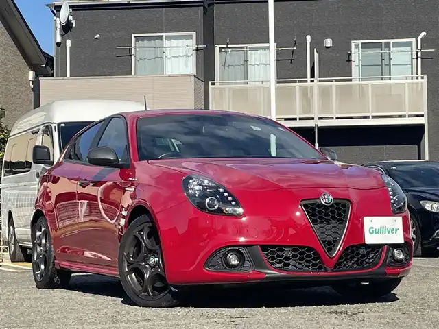 アルファロメオ ジュリエッタ ヴェローチェ 宮城県 2018(平30)年 3.7万km 赤 社外前後ドラレコ/社外ナビ/(ＢＴ、フルセグＴＶ、ＣＤ、ラジオ)/レザーシート黒/パワーシート/(運転席、助手席)/パッセンジャーシートベルトインジケーター/運転席シートヒーター/(運転席のみ)/ＥＴＣ