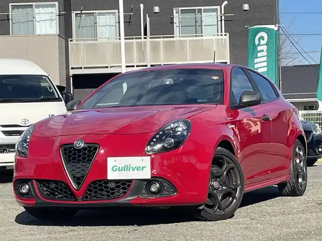 アルファロメオ ジュリエッタ ヴェローチェ 宮城県 2018(平30)年 3.7万km 赤 社外前後ドラレコ/社外ナビ/(ＢＴ、フルセグＴＶ、ＣＤ、ラジオ)/レザーシート黒/パワーシート/(運転席、助手席)/パッセンジャーシートベルトインジケーター/運転席シートヒーター/(運転席のみ)/ＥＴＣ