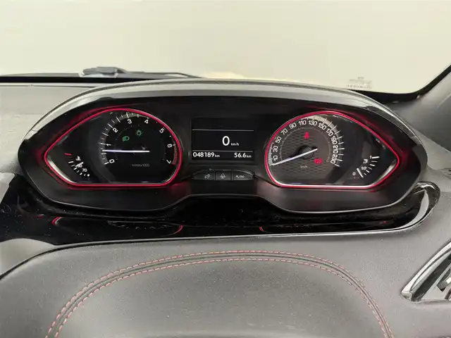 プジョー ２０８ GTi 愛知県 2018(平30)年 4.9万km ペルラネラブラック ターボ/純正7型メモリナビ/ハーフレザーシート　/ＥＴＣ　/クルーズコントロール　/コーナーセンサー　/ＬＥＤヘッドライト　/横滑り防止装置　/カーテンエアバッグ　/フロアマット　/純正１７インチＡＷ