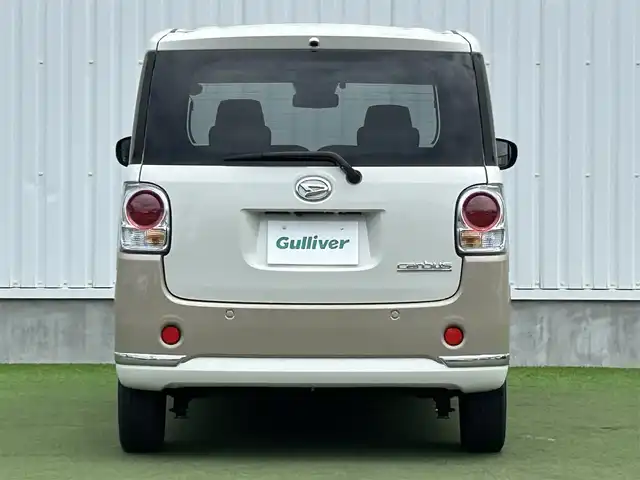 ダイハツ ムーヴ キャンバス G メイクアップ リミテッド　SAⅢ 香川県 2022(令4)年 2.5万km パールホワイトⅢ/ナチュラルベージュマイカメタリック 2トーン 登録時走行距離：24170ｋｍ/純正SDナビゲーション/→AM/FM/フルセグTV/Bluetooth/全方向カメラ/ETC/ステアリングリモコン/シートヒーター/両側パワースライドドア/LEDオートライト/フォグランプ/オートハイビーム/ブレーキアシスト/横滑り防止装置/レーンキープアシスト/プッシュスタート/スマートキー