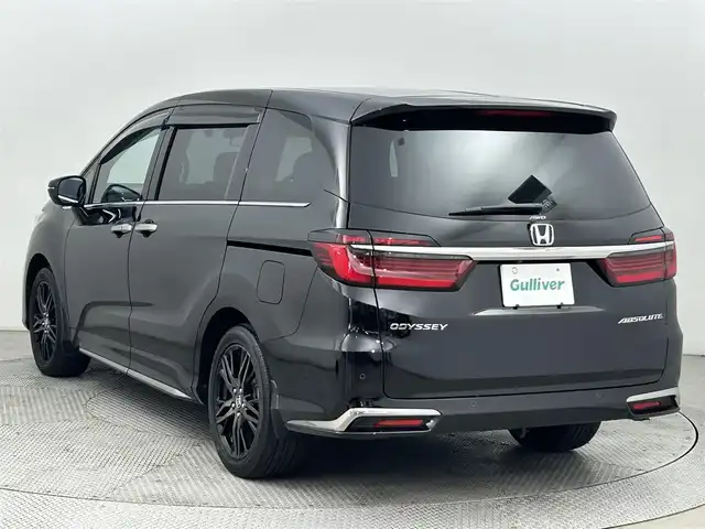 ホンダ オデッセイ アブソルート EX 道央・札幌 2021(令3)年 1.9万km プレミアムスパークルブラックパール ・４WD/・純正10インチメモリナビ（VXU-227DYi）/・CD/DVD/Bluetooth/フルセグ/・後席フリップダウンモニター（VM-221TY）/・全周囲カメラ/・純正エンジンスターター/・純正ビルトインETC2.0/・前後ドライブレコーダー/・両側パワースライドドア/・アダプティブクルーズコントロール/・パーキングアシスト/・標識認識機能/・路外逸脱抑制システム/・先行車発進お知らせ機能/・電動リアゲート/・ハーフレザーシート/・前席シートヒーター/・純正18インチAW/・前後コーナーセンサー/・LEDオートライト/・フォグライト/・純正フロアマット/・純正カーゴマット/・プッシュスタート/・スマートキー/・スペアキー/・取扱説明書/・保証書