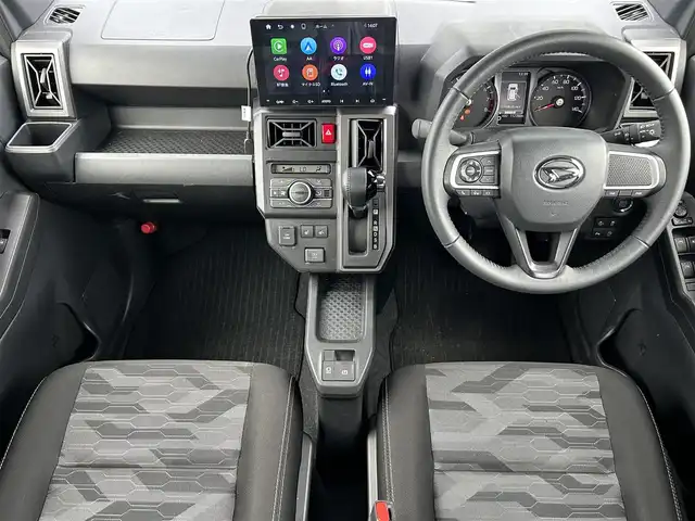 ダイハツ タフト G クロムベンチャー 奈良県 2023(令5)年 1.2万km フォレストカーキメタリック ガラスルーフ　/ディスプレイオーディオ　/ルーフラック　/アラウンドビューモニター　/ＥＴＣ /革巻きステアリング /ブレーキホールド /電子パーキング /クリアランスソナー /LEDヘッドライト /前席シートヒーター