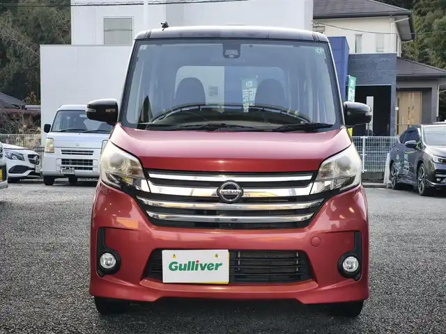 日産 デイズ ルークス ハイウェイスターX Gパッケージ 熊本県 2016(平28)年 10万km スパークリングレッド/ブラック 純正ナビ/【フルセグTV/Bluetooth/CD/DVD】/全周囲/バックカメラ/両側パワースライドドア/衝突軽減防止装置/オートライト/ウィンカーミラー/革巻きステアリング/ステアリングスイッチ/純正15インチAW/プッシュスタート/スマートキー/ETC/純正フロアマット/ベンチシート/アイドリングストップ/横滑り防止装置