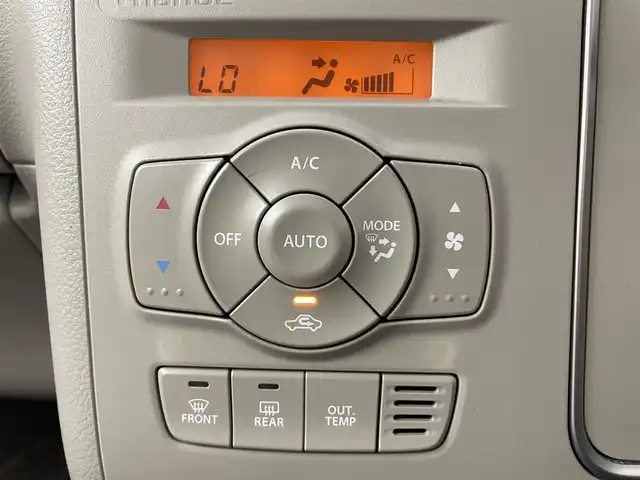 スズキ ラパン X 熊本県 2016(平28)年 5万km ブルーイッシュブラックパール3 禁煙車　/純正ナビ（ＣＤ・ＤＶＤ・フルセグ・ＢＴ・ＡＵＸ・ＵＳＢ）/全周囲カメラ　/運転席シートヒーター　/衝突軽減ブレーキ　/横滑り防止　/アイドリングストップ/オートライト　/ＨＩＤライト　/純正フロアマット/電動格納ミラー