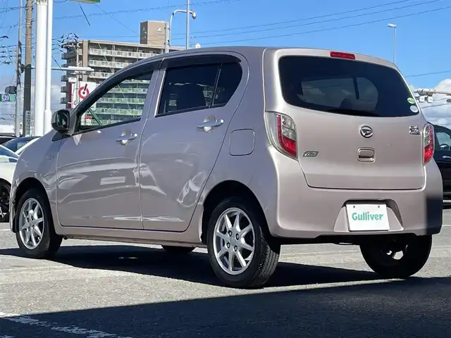 ダイハツ ミラ イース X メモリアルエディション 徳島県 2012(平24)年 9.4万km ライトローズマイカメタリック 社外7型ナビ　AVN119M/（ラジオ/CD/ワンセグ/iPod）/アイドリングストップ/ETC/純正14インチアルミホイール/ハロゲンヘッドライト/盗難防止装置/ドアバイザー/電動格納ミラー/ISOFIX/スペアキー/リモコンキー/ダブルエアバック
