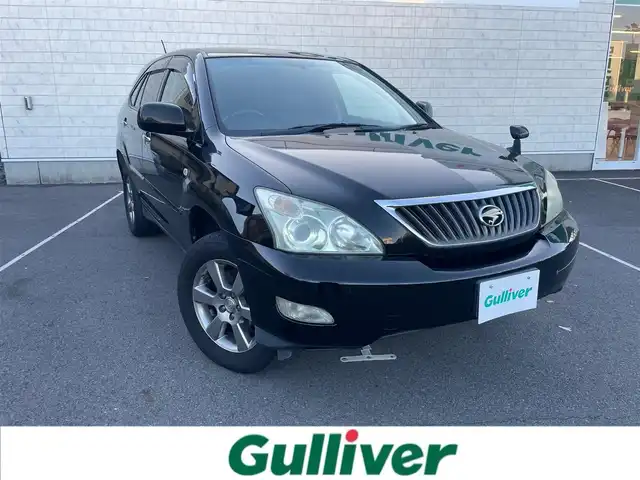 トヨタ ハリアー 240G Lパッケージ 静岡県 2011(平23)年 9.1万km ブラック HDDナビ/CD・MD/バックカメラ/ETC/HID/Wエアバッグ/AFS/ABS/本革シート（前席シートヒーター付）/純正アルミホイール