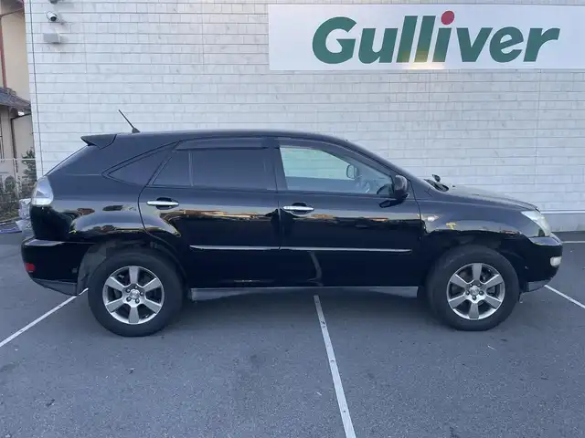 トヨタ ハリアー 240G Lパッケージ 静岡県 2011(平23)年 9.1万km ブラック HDDナビ/CD・MD/バックカメラ/ETC/HID/Wエアバッグ/AFS/ABS/本革シート（前席シートヒーター付）/純正アルミホイール