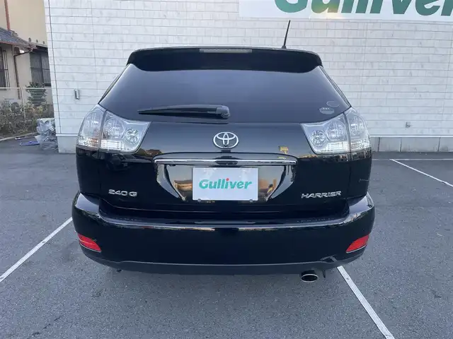 トヨタ ハリアー 240G Lパッケージ 静岡県 2011(平23)年 9.1万km ブラック HDDナビ/CD・MD/バックカメラ/ETC/HID/Wエアバッグ/AFS/ABS/本革シート（前席シートヒーター付）/純正アルミホイール