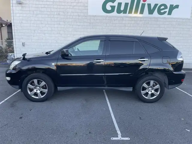 トヨタ ハリアー 240G Lパッケージ 静岡県 2011(平23)年 9.1万km ブラック HDDナビ/CD・MD/バックカメラ/ETC/HID/Wエアバッグ/AFS/ABS/本革シート（前席シートヒーター付）/純正アルミホイール