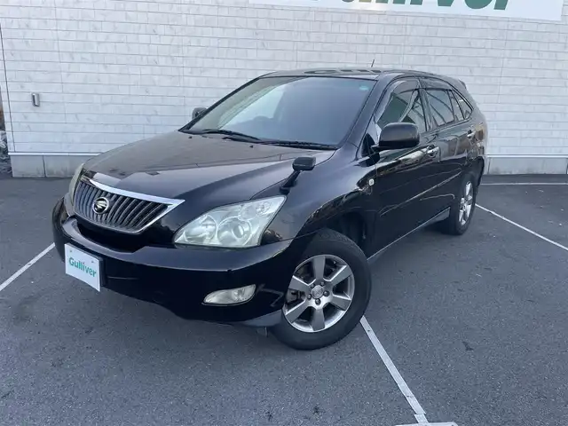 トヨタ ハリアー 240G Lパッケージ 静岡県 2011(平23)年 9.1万km ブラック HDDナビ/CD・MD/バックカメラ/ETC/HID/Wエアバッグ/AFS/ABS/本革シート（前席シートヒーター付）/純正アルミホイール