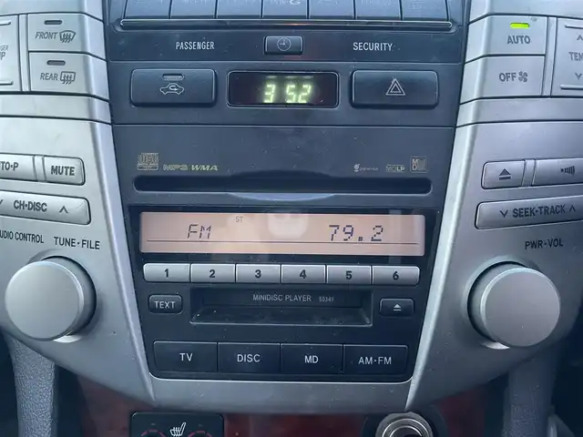 トヨタ ハリアー 240G Lパッケージ 静岡県 2011(平23)年 9.1万km ブラック HDDナビ/CD・MD/バックカメラ/ETC/HID/Wエアバッグ/AFS/ABS/本革シート（前席シートヒーター付）/純正アルミホイール