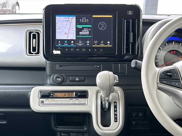 スズキ ワゴンＲ スマイル HYBRID X 鳥取県 2024(令6)年 0.8万km ピュアホワイトP 女性ワンオーナー/スマートキー/デュアルカメラサポート/レーンデパーチャー/ドライブレコーダー/クリアランスソナー/両側パワースライド/全方位カメラ/メーカーナビゲーション/フルセグ・Bluetooth/オートエアコン/D席シートヒーター/ベンチシート/LEDヘッドライト/LEDフォグライト/メッキリアガーニッシュ/ビルトインETC/保証書・取説