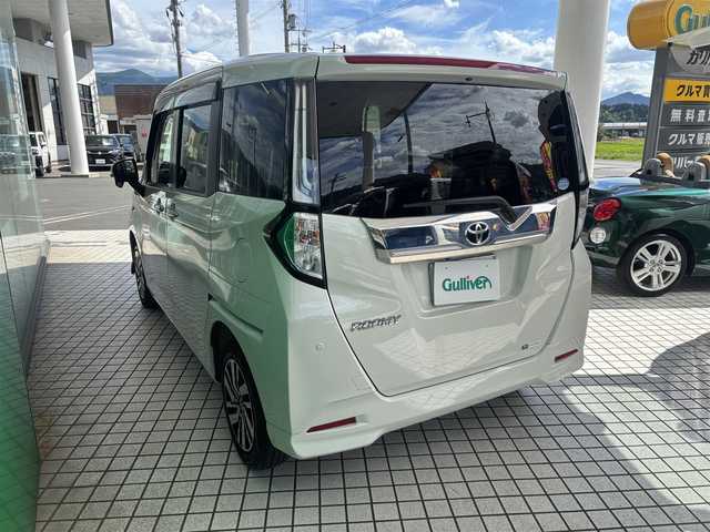 トヨタ ルーミー カスタムG 京都府 2021(令3)年 3.8万km パールホワイトⅢ スマートアシスト/・衝突回避支援ブレーキ機能/・車線逸脱警報機能/・ブレーキ制御付誤発進抑制機能/・アダブティブドライビングビーム/・アダブディブクルーズコントロール/・ふらつき警報/純正メモリーナビ、地デジ、Bluetooth/バックカメラ/USB端子/ステアリングスイッチ/両側パワースライドドア /ビルトインETC/純正14インチアルミホイール