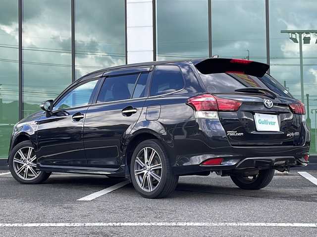 トヨタ カローラ フィールダー ハイブリッドG ダブルバイビー 福岡県 2015(平27)年 14.6万km ブラックマイカ 社外メモリナビ/MDV-Z702W/フルセグTV/BT接続/スマートキー/プッシュスタート/nanoeエアコン/ビルトインETC/純正ドアバイザー/純正フロアマット/純正16インチアルミホイール