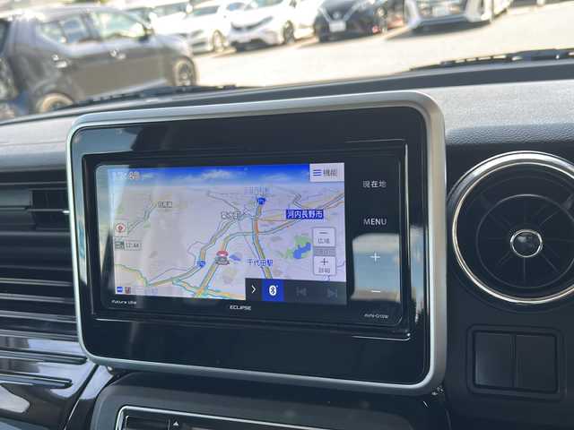 スズキ スペーシア カスタム HYBRID XS 大阪府 2020(令2)年 6.9万km ブルーイッシュブラックパール3 衝突軽減システム　両側パワースライドドア　７型ナビ　フルセグＴＶ　ＤＶＤ　ＣＤ　ＢＴ　バックカメラ　レーダークルーズコントロール　ハーフレザー　運転席温席　前方ドライブレコーダー　ＬＥＤヘッドライト 純正フロアマット　純正アルミホイール　スマートキー　プッシュスタート　取扱説明書　オートライト