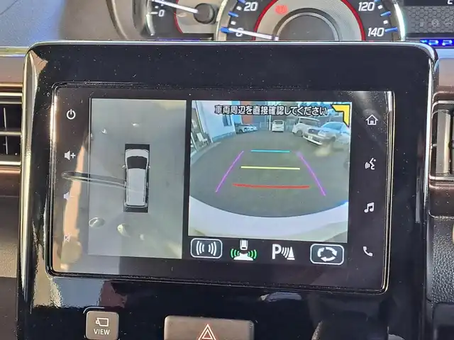 スズキ ワゴンＲ カスタムＺ HYBRID ZX 大阪府 2023(令5)年 0.3万km ピュアホワイトP /ワンオーナー//禁煙車//メーカー純正ディスプレイオーディオ/【AndroidAuto・AppleCarPlay・Bluetooth・AM/FM】//ヘッドアップディスプレイ//スズキセーフティサポート//レーダークルーズコントロール（全車速追従機能付き）//オートライト//オートハイビーム//前後カメラ//全方位カメラ//純正14インチAW//LEDヘッドライト//Wサイドエアバック//プッシュスタート//スマートキー//保証書//取扱説明書//スペアキー