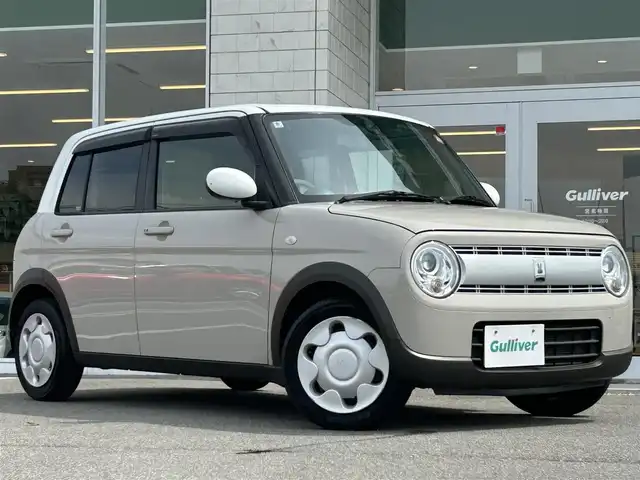 スズキ ラパン S 兵庫県 2016(平28)年 7.4万km フォーンベージュメタリック/ホワイト2トーンルーフ 社外SDナビ/BTオーディオ/フルセグTV/バックカメラ/ETC/シートヒーター/アイドリングストップ/横滑り防止装置/衝突被害軽減システム/レーダーブレーキサポート/純正フロアマット/純正ドアバイザー/電格ミラー