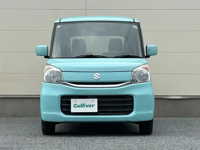 スズキ スペーシア G 茨城県 2017(平29)年 4.7万km フレンチミントPM KENWOODナビ(KXM-E501W)/DN席シートヒーター/Bluetooth接続/プッシュスタート/オートエアコン/ワンセグTV/Wエアバック/社外アルミホイール/純正フロアマット/DVD再生可/ベンチシート/保証書/取扱説明書