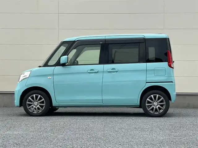 スズキ スペーシア G 茨城県 2017(平29)年 4.7万km フレンチミントPM KENWOODナビ(KXM-E501W)/DN席シートヒーター/Bluetooth接続/プッシュスタート/オートエアコン/ワンセグTV/Wエアバック/社外アルミホイール/純正フロアマット/DVD再生可/ベンチシート/保証書/取扱説明書