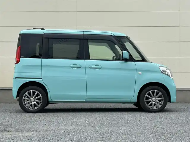 スズキ スペーシア G 茨城県 2017(平29)年 4.7万km フレンチミントPM KENWOODナビ(KXM-E501W)/DN席シートヒーター/Bluetooth接続/プッシュスタート/オートエアコン/ワンセグTV/Wエアバック/社外アルミホイール/純正フロアマット/DVD再生可/ベンチシート/保証書/取扱説明書