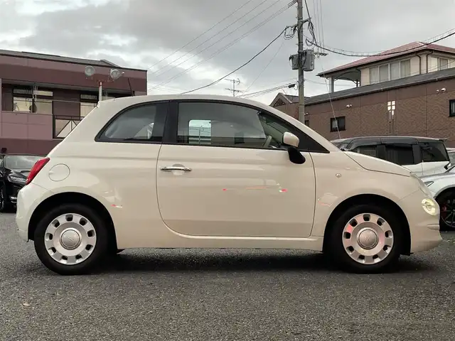 フィアット ５００ 1．2 ポップ 福岡県 2018(平30)年 3.8万km ビアンコ・ガーラ 純正Uconnectディスプレイオーディオ/　(AM/FM/Bluetooth/USB/AUX)/横滑り防止/ドライブモードスイッチ/革巻きステアリング/ステアリングスイッチ/純正フロアマット/純正前後ドライブレコーダー【WHSR-510】/ETC/アクセサリーソケット/ISOFIX/スペアキー×1(鍵のみ)/保証書/取扱説明書/ディスプレイオーディオ取扱説明書