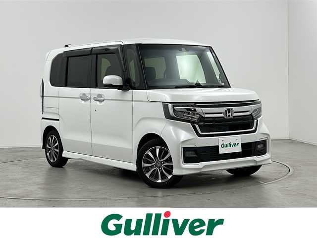 ホンダ Ｎ ＢＯＸ カスタム L 群馬県 2022(令4)年 1.4万km プラチナホワイトパール 純正８型ナビ　バックカメラ　両側電動スライドドア　ハーフレザーシート　シートヒーター　アダプティブクルーズコントロール　衝突被害軽減ブレーキ　レーンアシスト　ビルトインＥＴＣ　ＬＥＤヘッドライト　禁煙