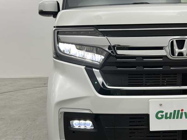ホンダ Ｎ ＢＯＸ カスタム L 群馬県 2022(令4)年 1.4万km プラチナホワイトパール 純正８型ナビ　バックカメラ　両側電動スライドドア　ハーフレザーシート　シートヒーター　アダプティブクルーズコントロール　衝突被害軽減ブレーキ　レーンアシスト　ビルトインＥＴＣ　ＬＥＤヘッドライト　禁煙