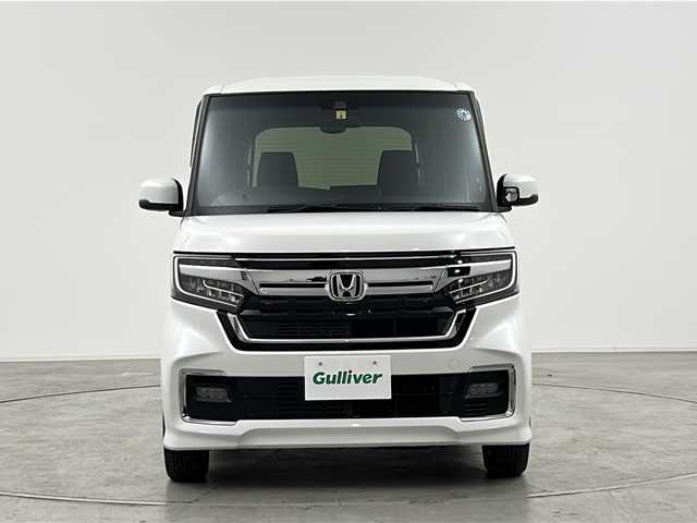 ホンダ Ｎ ＢＯＸ カスタム L 群馬県 2022(令4)年 1.4万km プラチナホワイトパール 純正８型ナビ　バックカメラ　両側電動スライドドア　ハーフレザーシート　シートヒーター　アダプティブクルーズコントロール　衝突被害軽減ブレーキ　レーンアシスト　ビルトインＥＴＣ　ＬＥＤヘッドライト　禁煙