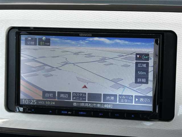 ダイハツ ムーヴ キャンバス G メイクアップ SA Ⅲ 香川県 2022(令4)年 1.8万km パールホワイトⅢ/ナチュラルベージュマイカメタリック 2トーン 登録時走行距離 17497km/社外ナビ/→AM/FM/TV/Bluetooth/全方位カメラ/ETC/ステアリングリモコン/シートヒーター/両側パワースライドドア/LEDオートライト/フォグランプ/オートハイビーム/プッシュスタート/スマートキー/スマートアシスト/後方コーナーセンサー