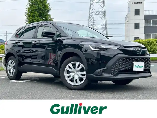 トヨタ カローラ クロス ハイブリッド G 愛知県 2025(令7)年 0.3万km アティチュードブラックマイカ ワンオーナー/純正メモリナビ/フルセグテレビ/バックカメラ/Bluetooth/ウィンカーミラー/クルーズコントロール/ドアバイザー/プッシュスタート/レザーステアリング/ビルトインETC/衝突軽減ブレーキ/コーナーセンサー
