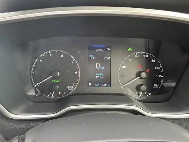 トヨタ カローラ クロス ハイブリッド G 愛知県 2025(令7)年 0.3万km アティチュードブラックマイカ ワンオーナー/純正メモリナビ/フルセグテレビ/バックカメラ/Bluetooth/ウィンカーミラー/クルーズコントロール/ドアバイザー/プッシュスタート/レザーステアリング/ビルトインETC/衝突軽減ブレーキ/コーナーセンサー