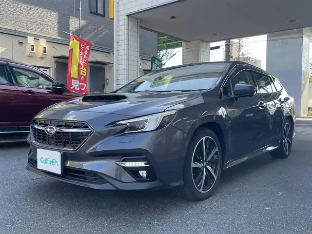 スバル レヴォーグ 1．8GT－H EX 愛知県 2021(令3)年 2万km マグネタイトグレーメタリック ワンオーナー/純正11.6型センターディスプレイナビ/・Bluettoth／地デジTV/・Apple Car Play／Android Auto/フロント／サイド／バック／全周囲カメラ/純正デジタルインナーミラー/前席メモリ付パワーシート/前席／後席左右シートヒーター/ハンズフリーパワーバックドア/12.3インチフル液晶メーター/パドルシフト/ブルーステッチ革巻きハンドル/アイサイトXテクノロジー/・プリクラッシュブレーキ/・ツーリングアシスト/・後退時ブレーキアシスト/・誤発進抑制制御/・車線逸脱警報/・全車速追従機能付クルーズコントロール/・渋滞時ハンズオフアシスト/・渋滞時発進アシスト/・アクティブレーンチェンジアシスト/アイサイトセーフティプラス/純正18インチAW/スマートキー＆プッシュスタート